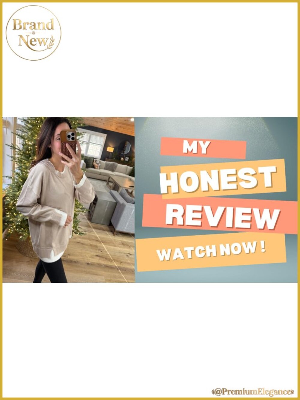 Oversized Patchwork Sweater for Women Crew Neck Long Sleeve Fall Winter Pullover - Picture 5 of 5